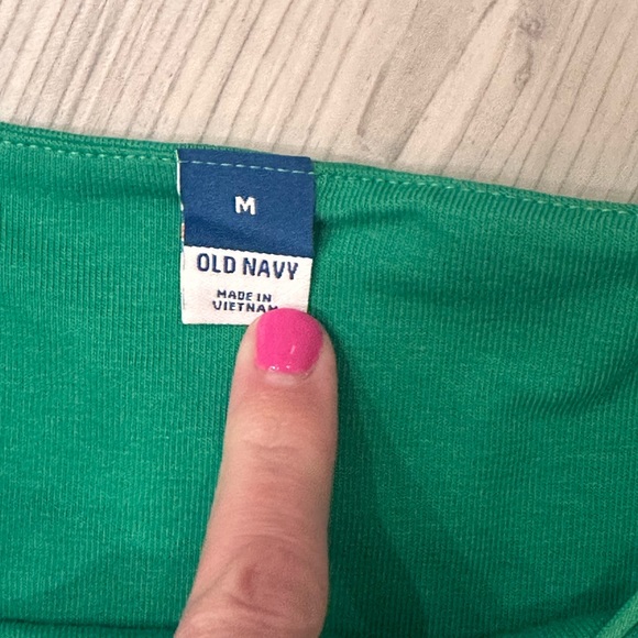 Old Navy Green Fit and Flare Midi Dress - Picture 7 of 8